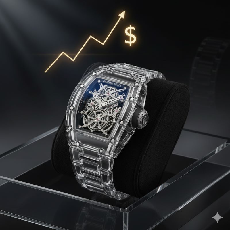 数億円の価値を持つこともある、リシャール・ミルの極めて希少なサファイアクリスタルモデル