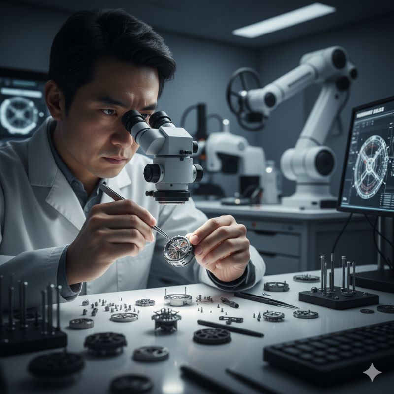 特殊素材を極限の精度で手作業にて組み立てる、リシャール・ミルの妥協なき製造工程