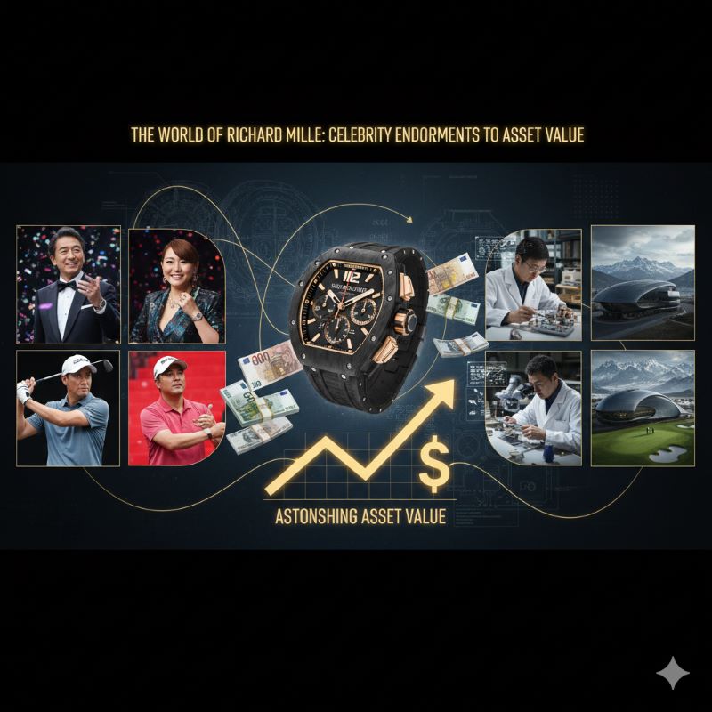 芸能人愛用モデルから資産価値までを網羅した、リシャール・ミルの所有実態を総括するイメージ画像