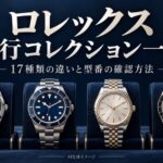 異なるデザインの4本の腕時計を並べたコレクション一覧のAI生成イメージ